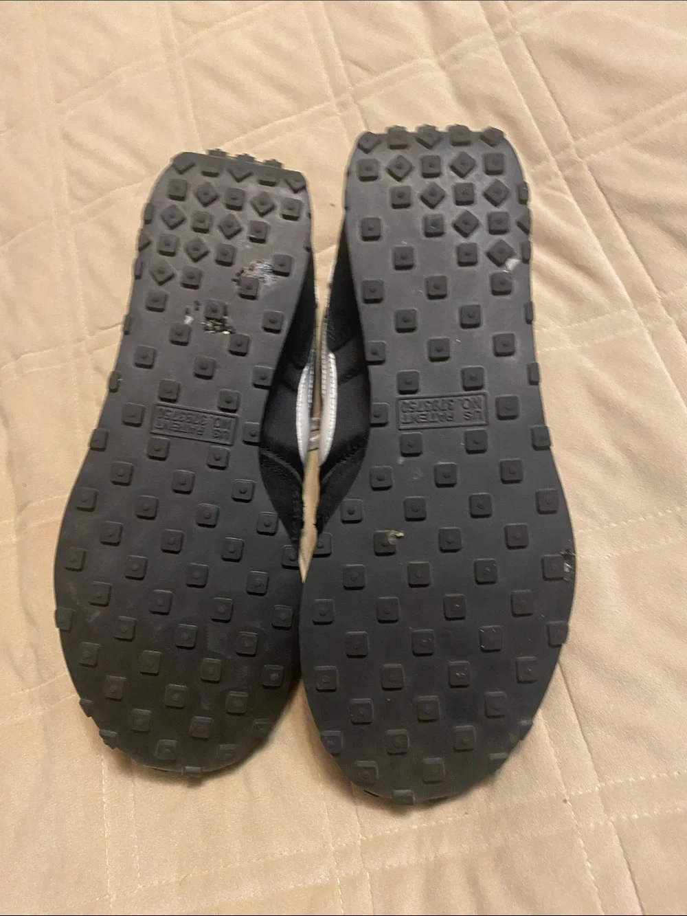 Nike Men’s Black and White Athletic Sneakers